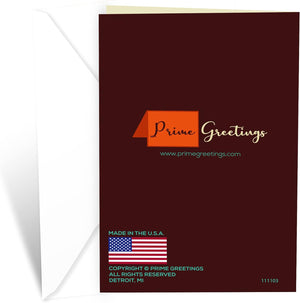 Father'S Day Card for Son, Made in America, Eco-Friendly, Thick Card Stock with Premium Envelope 5In X 7.75In, Packaged in Protective Mailer