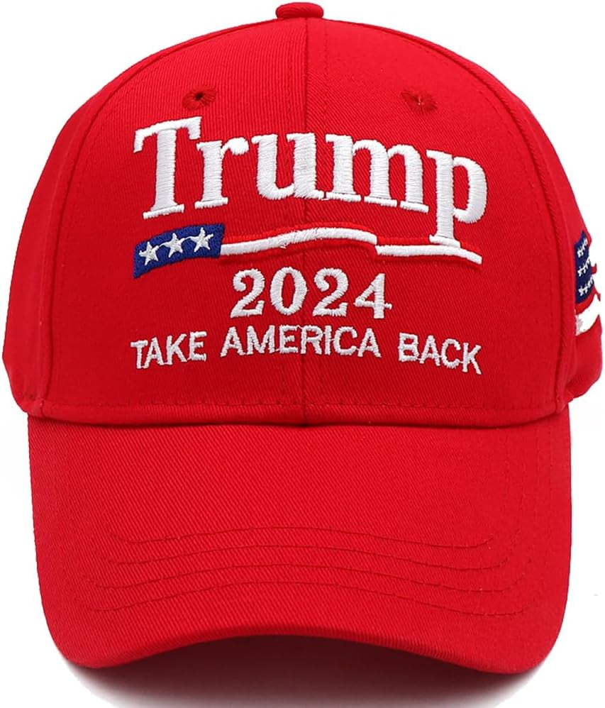 Trump 2024 Hat Donald Trump Hat Take America Back MAGA USA Embroidery Adjustable Baseball Cap