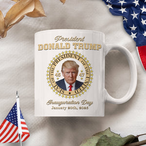 President Donald Trump White Mug HA75 64062