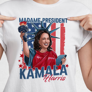 Madame President Kamala Harris 2024 Bright Shirt HA75 63504