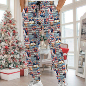 Trump Cartoon Funny MAGA Christmas Gift Sweatpants LM32 63967