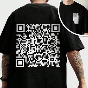 Funny QR President Trump 45 47 Dancing Back And Front Dark Shirt HA75 64166