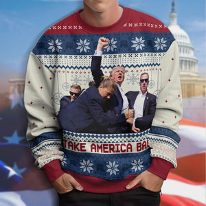 Trump Take America Back Ugly Sweater HA75 63882