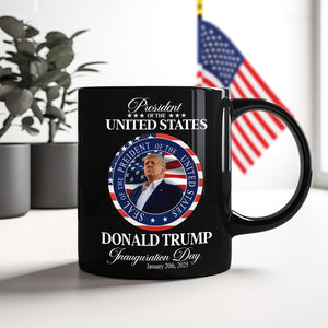 Trump President Inauguration Day Black Mug TH10 64229