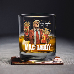 Mac Daddy Trump Fun Unique Whisky Glass For Trump Fan LM32 63827