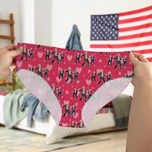 Trump Dancing Trump Valentine's Day Gift Underwear For Women HA75 64248