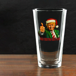 Make Christmas Great Again With Trump Beer Glass HA75 63661