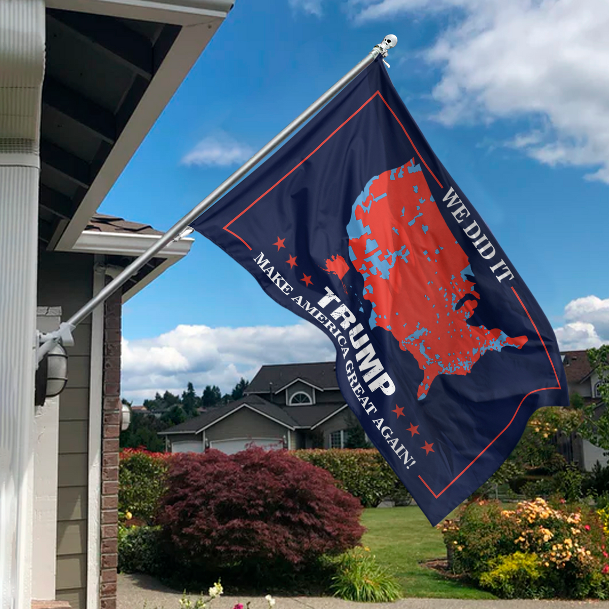 We Did It Trump Make America Great Again House Flag & Garden Flag HA75 63980