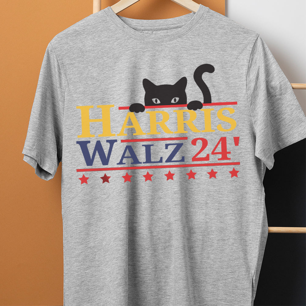 Harris Walz 2024 Cat Bright Shirt TH10 63347