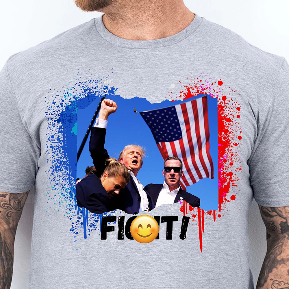 Trump Fi**t 2024 Shirt Pennsylvania Rally, Shirt Bright C1111 - GOP