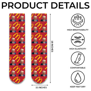 Trump Magadonald Trump 2024 Republican MAGA Socks HO82 65520