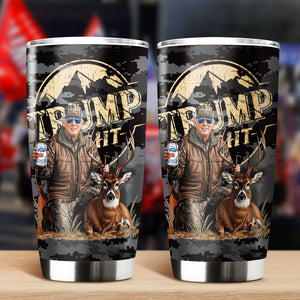 Custom Trump Deer Hunting, Duck Hunting Fat Tumbler HA75 63916