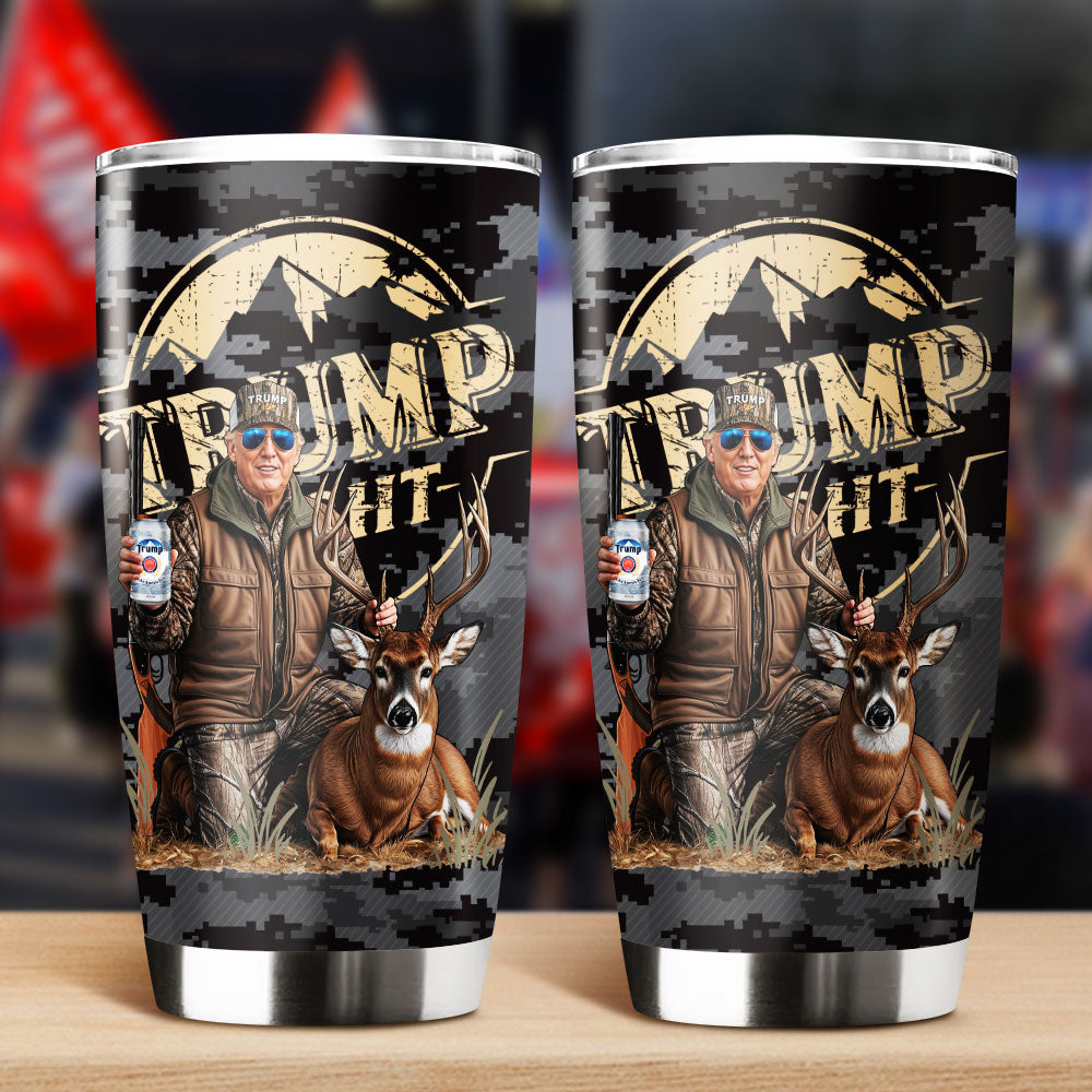 Custom Trump Deer Hunting, Duck Hunting Fat Tumbler HA75 63916