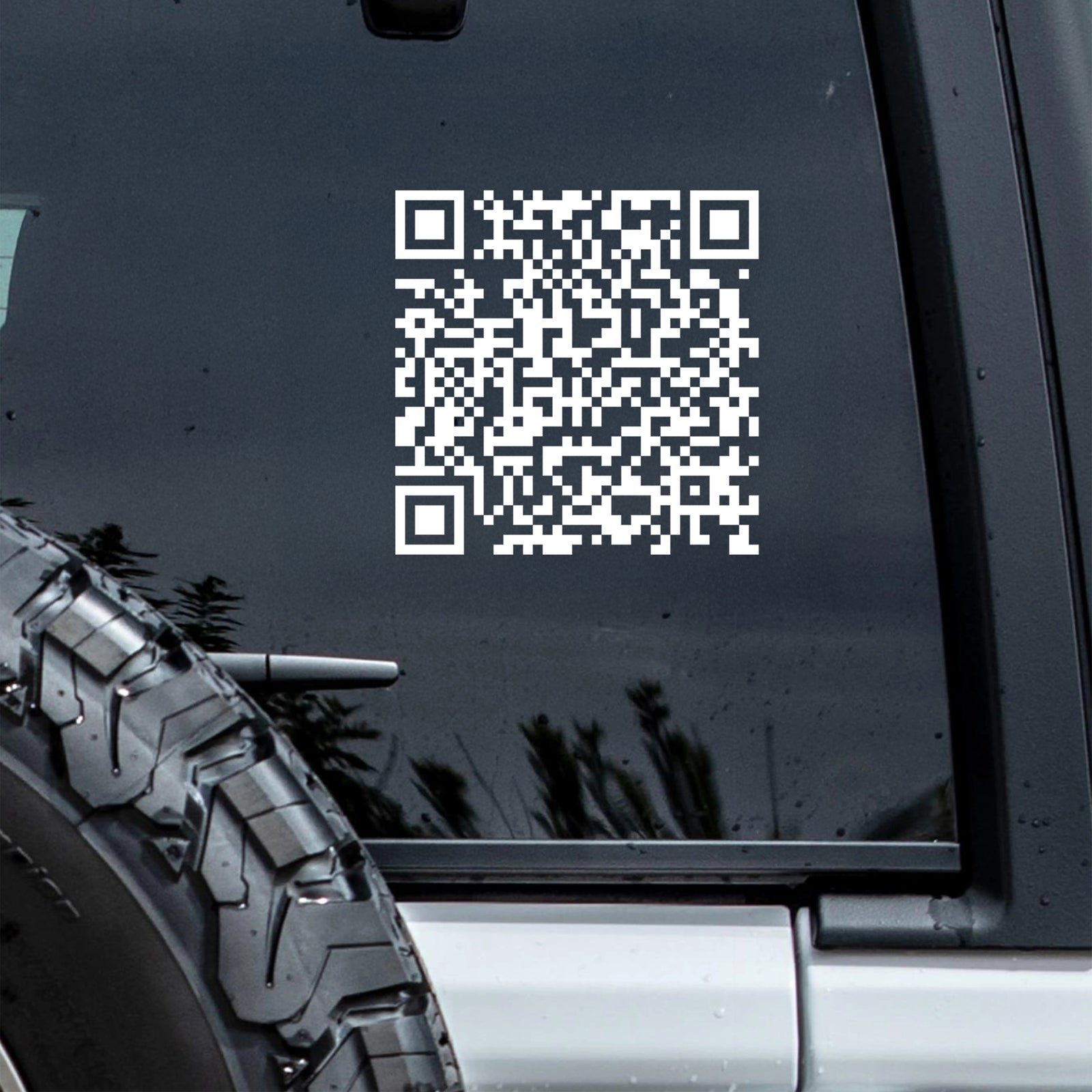 Funny QR President Trump 45 47 Dancing Car Window Decal Sticker TH10 64633