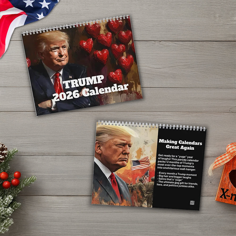 Funny Christmas Gift Trump 2026 Calendar HO82 66024