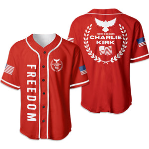 Freedom Chalie Kirk Baseball Jersey Shirt TH10 64521