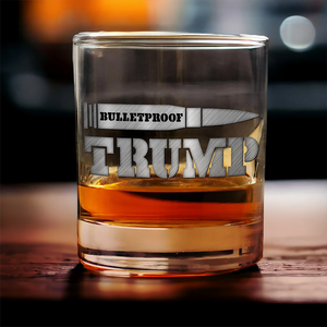 Trump's Bulletproof Victory – 2024 Commemorative Rock Glass LM32 63759