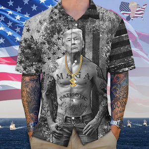 Funny Donald Trump Gangters Hawaii Shirt T286 62456