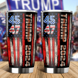 Personalized Gift Trump 45 47 - 2024 Fat Tumbler HA75 63723