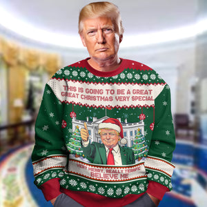 I Look For A Great Christmas With You Ugly Sweater HA75 64036