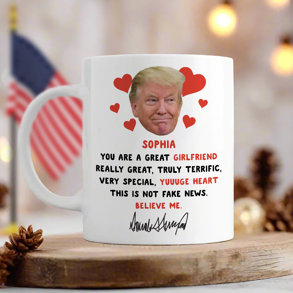 Funny Trump You're Great Wife, Really Great Gift For Couple White Mug LM32 65171