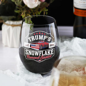 Trumps Snowflake 2024, Snowflake Removal Trump Wine Glass HA75 67174