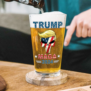 Trump Maga 2024 Print Beer Glass HA75 62972