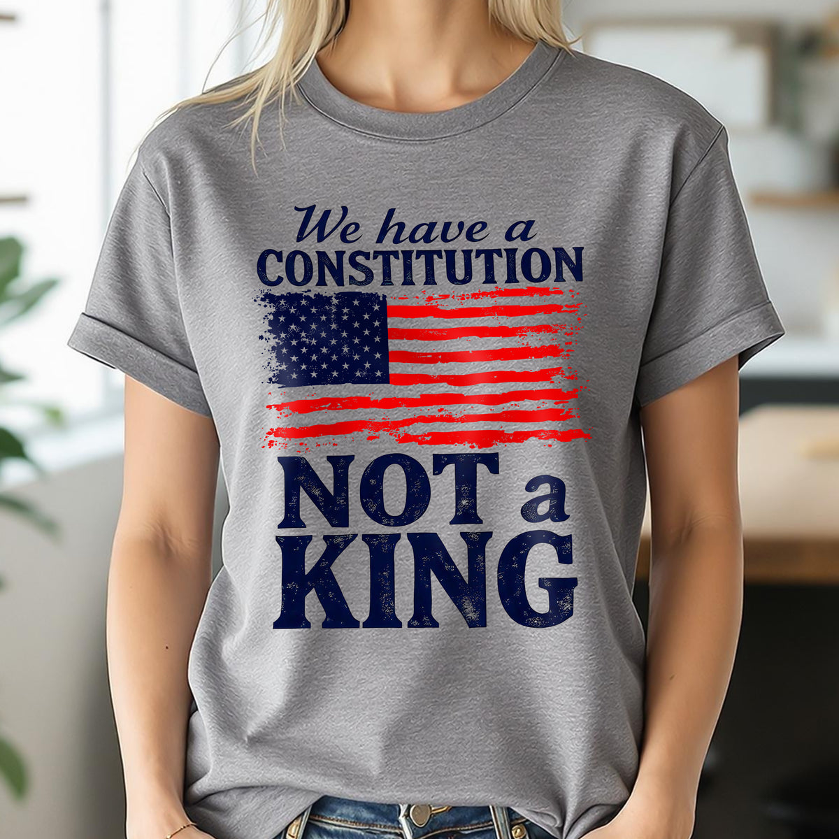 We Have A Constitution Not A King Bright Shirt