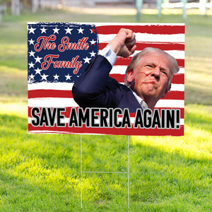 Custom Missed Me Trump 2024 Yard Sign HO82 63224