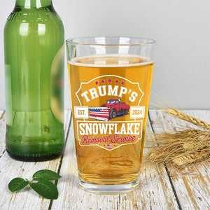 Trumps Snowflake 2024, Snowflake Removal Trump Beer Glass HA75 67170