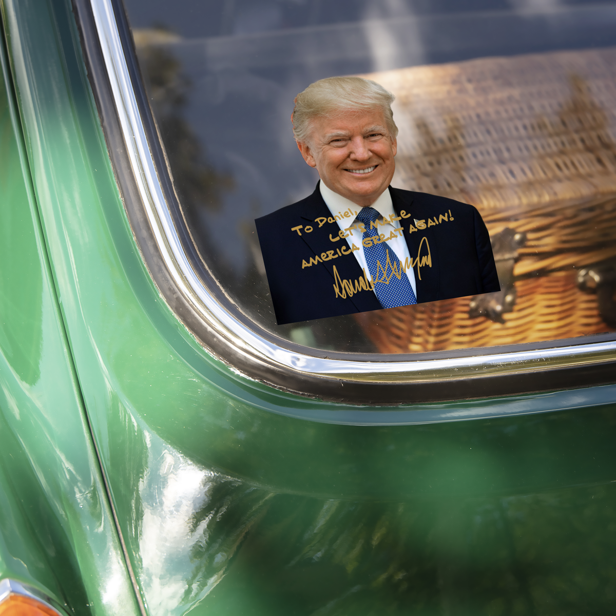 President Donald Trump Photo Car Window Decal Sticker TH10 64613