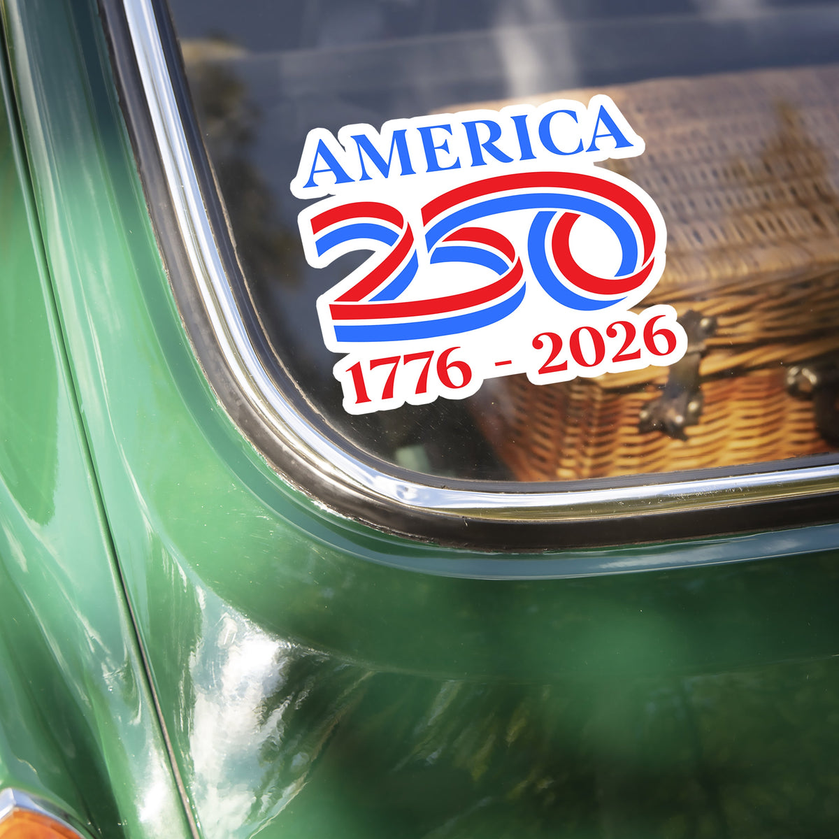 America 250th Birthday 1776 - 2026 Car Window Decal Sticker LM32 895825