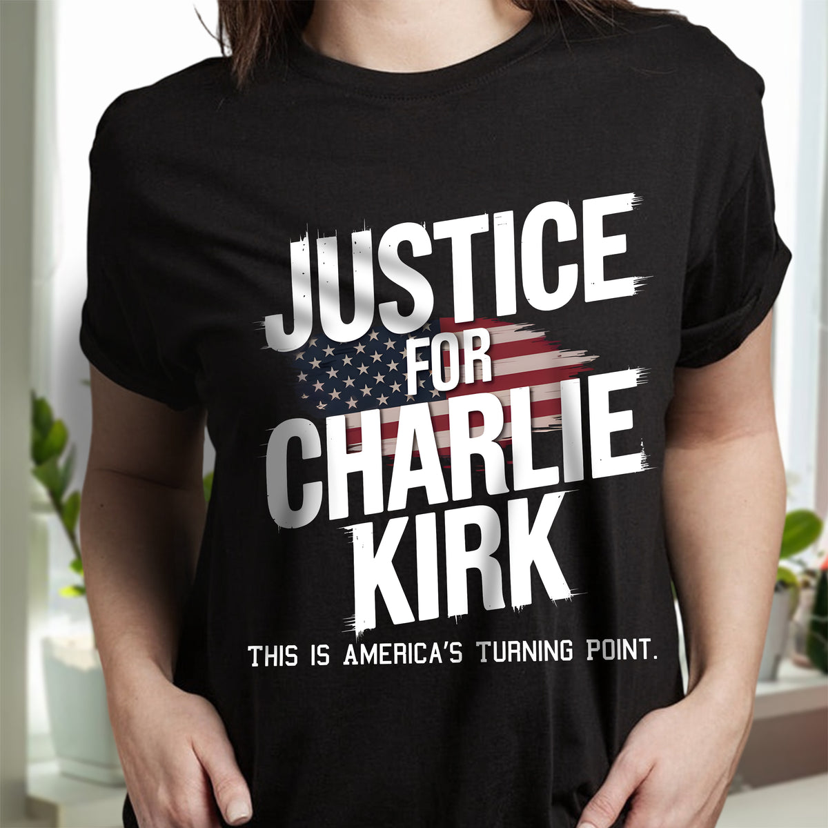 Justice For Charlie Kirk, This is America’s Turning Point Dark Shirt LM32 65595