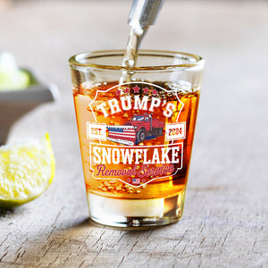 Trumps Snowflake 2024, Snowflake Removal Trump Shot Glass HA75 67172