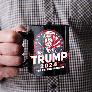 Trump 2024 The Patriot's Choice Black Mug DM01 62745