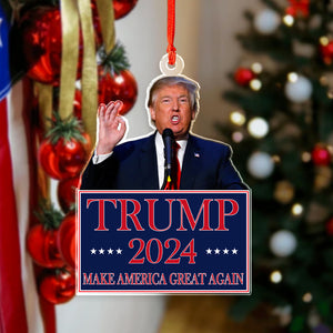 Trump 2024 Make America Great Again Acrylic Ornament HO82 65408