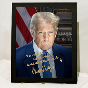 47th US President Donald Trump Photo Picture Frame HA75 67292