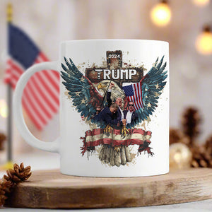 Trump President 2024 Fight White Mug HO82 65390