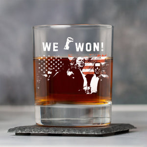 Perfect Gift For Trump Supporters Rock Glass 65218 TW