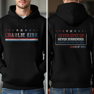 A True Patriot Charlie Kirk - Human Rights & Free Speech Back and Front Shirt LM32 65759