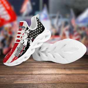 Custom Name President Trump With Flag US Max Soul Shoes HA75 62974