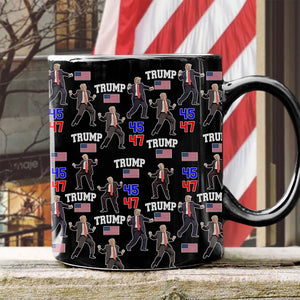 Trump - Embrace Success with a Little Bit of Crazy Black Mug LM32 65077