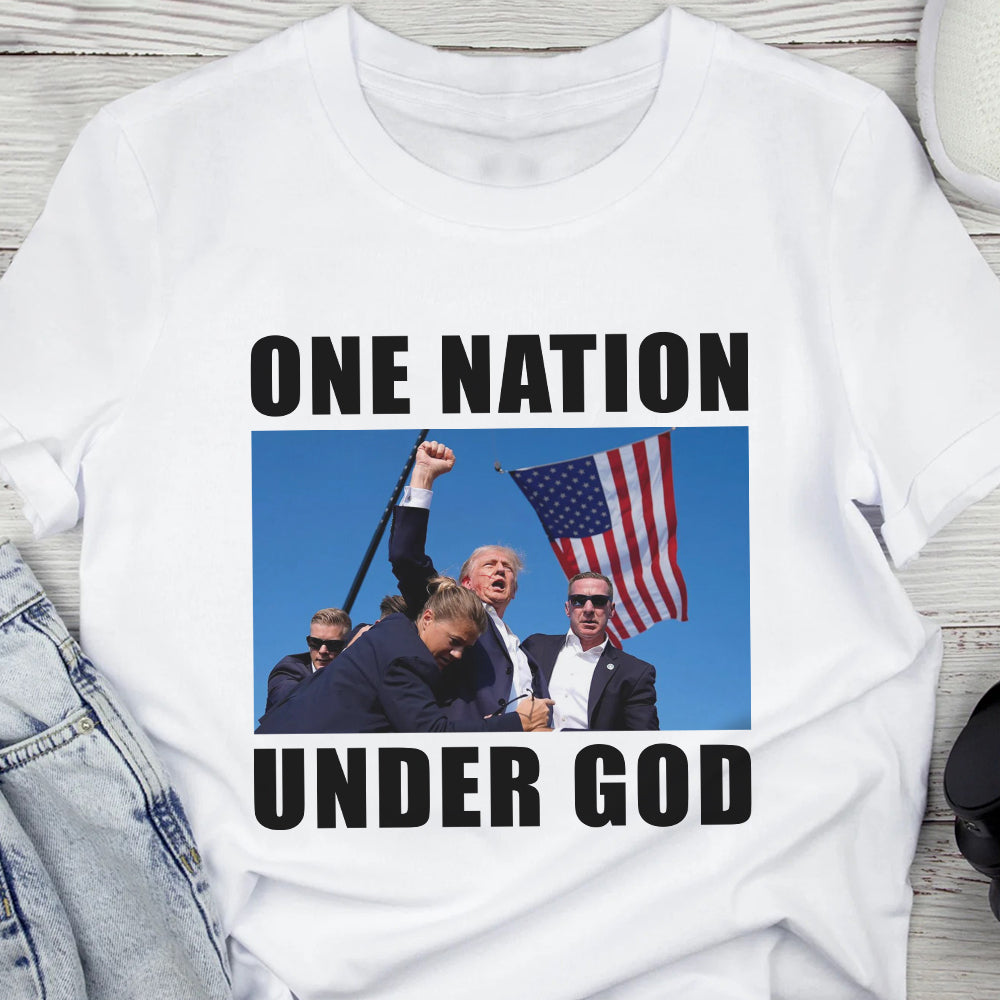 One Nation Under God Donald Trump Shirt TH10 63441