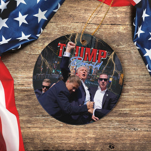 Donald Trump Sh*t President Assassination With Retro Style Ceramic Ornament HO82 63384