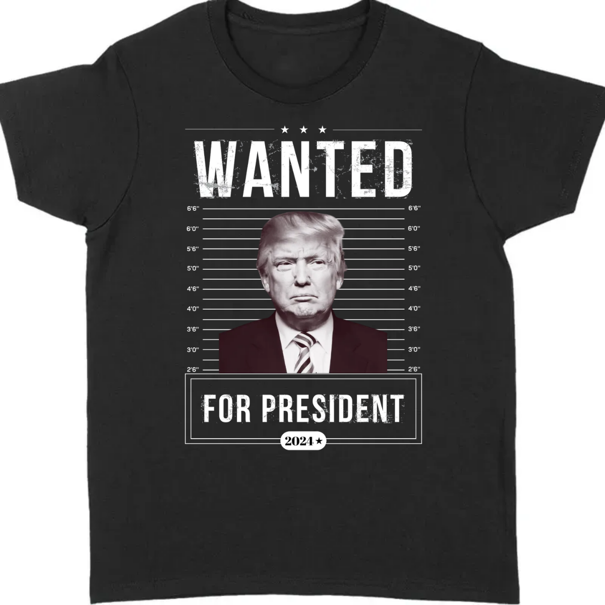 Wanted For President Trump 2024 Shirt K228 62429