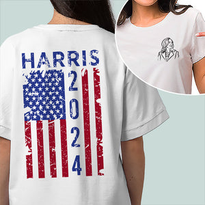 Custom Clipart Kamala 2024 Back&Front Shirt TH10 63403