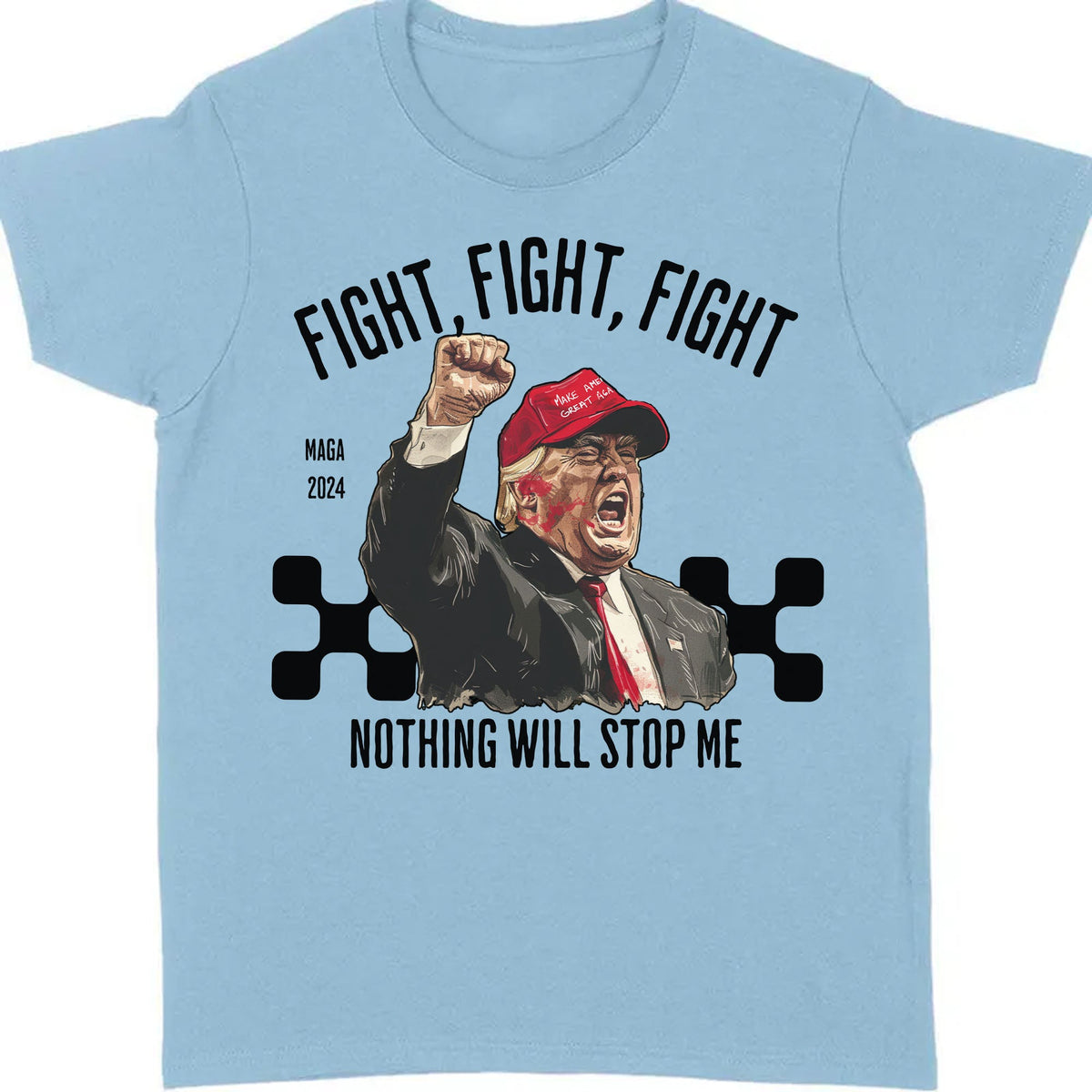 Nothing Will Stop Me | Trump Fi**t 2024 Shirt Pennsylvania Rally | Shirt Bright C1117 - GOP