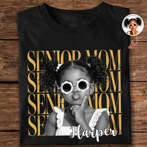 Custom Photo Senior Mom Dark Shirt 2026, Proud Senior Mom Gift, Senior Mom Graduation Shirts HO82 903306