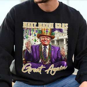 Trump Make Mardi Gras Great Again Dark Shirt CH07 64302