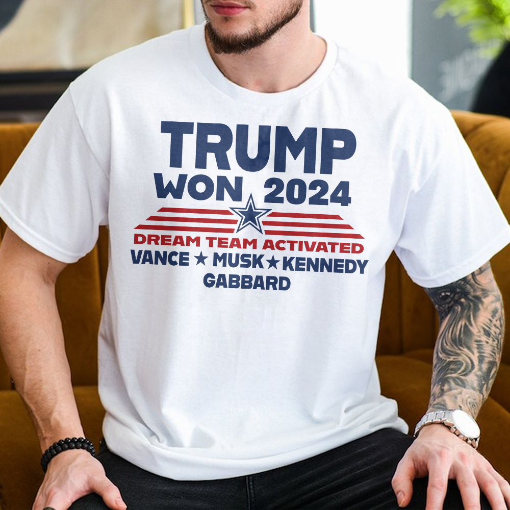 Trump Won 2024 Bright Shirt TH10 64015